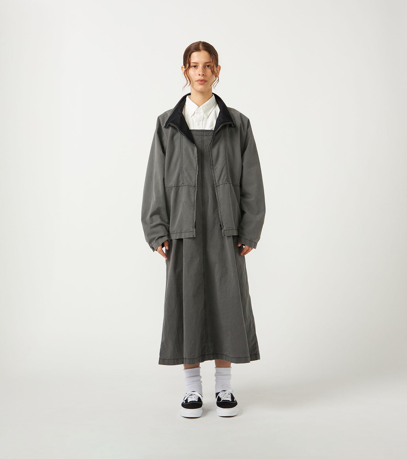 Cotton Nylon Weather Field Jacket (THE NORTH FACE Purple Label)