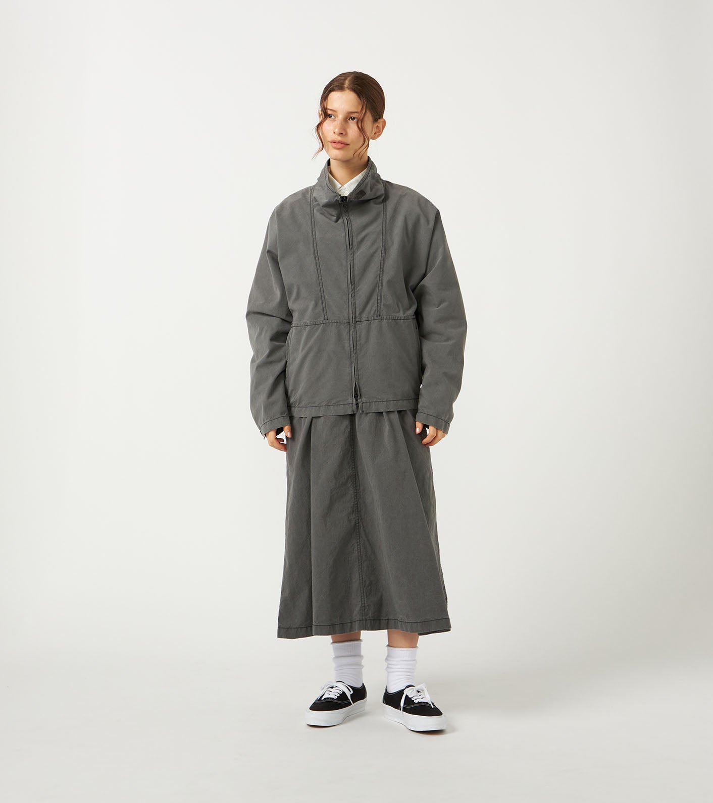 Cotton Nylon Weather Field Jacket (THE NORTH FACE Purple Label)