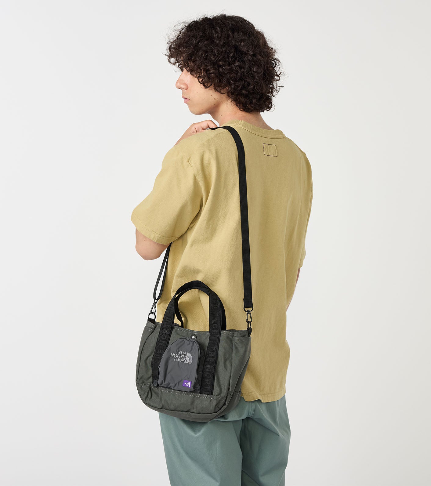 CORDURA Nylon Shoulder Tote Bag (THE NORTH FACE Purple Label)