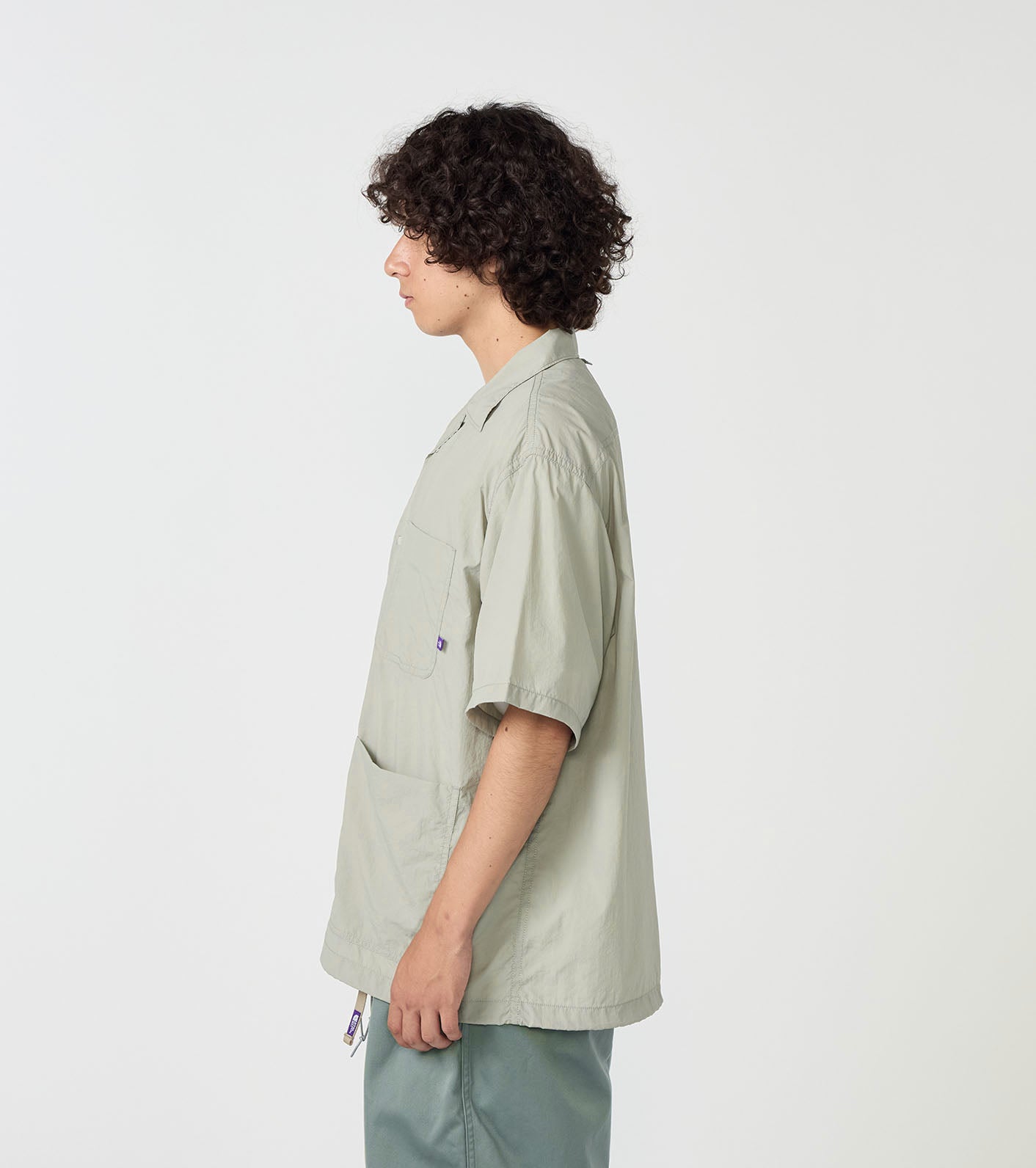 Nylon Taffeta Field S/S Shirt (THE NORTH FACE Purple Label)