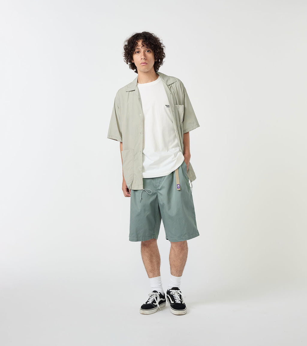 Nylon Taffeta Field S/S Shirt (THE NORTH FACE Purple Label)