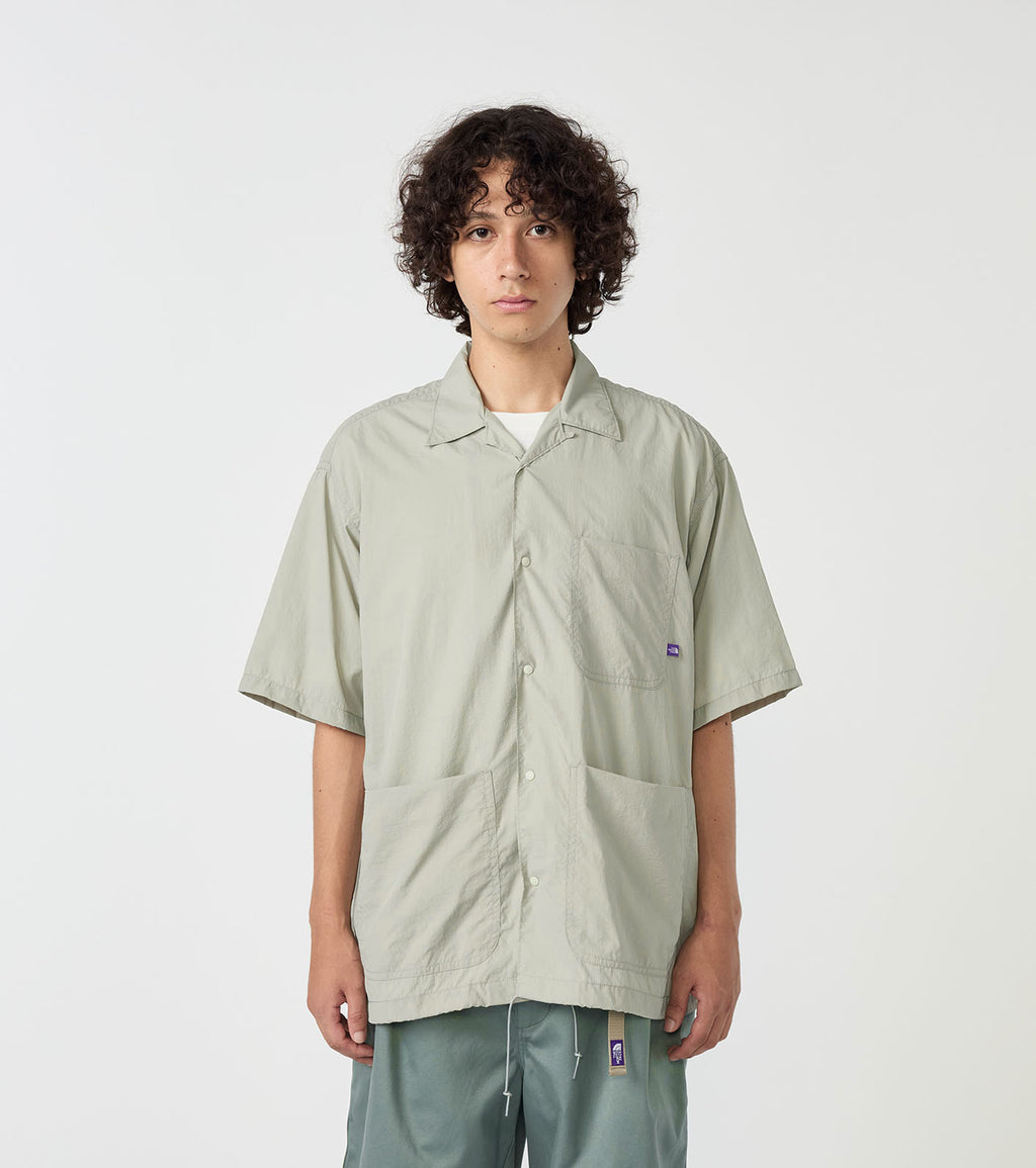 Nylon Taffeta Field S/S Shirt (THE NORTH FACE Purple Label)