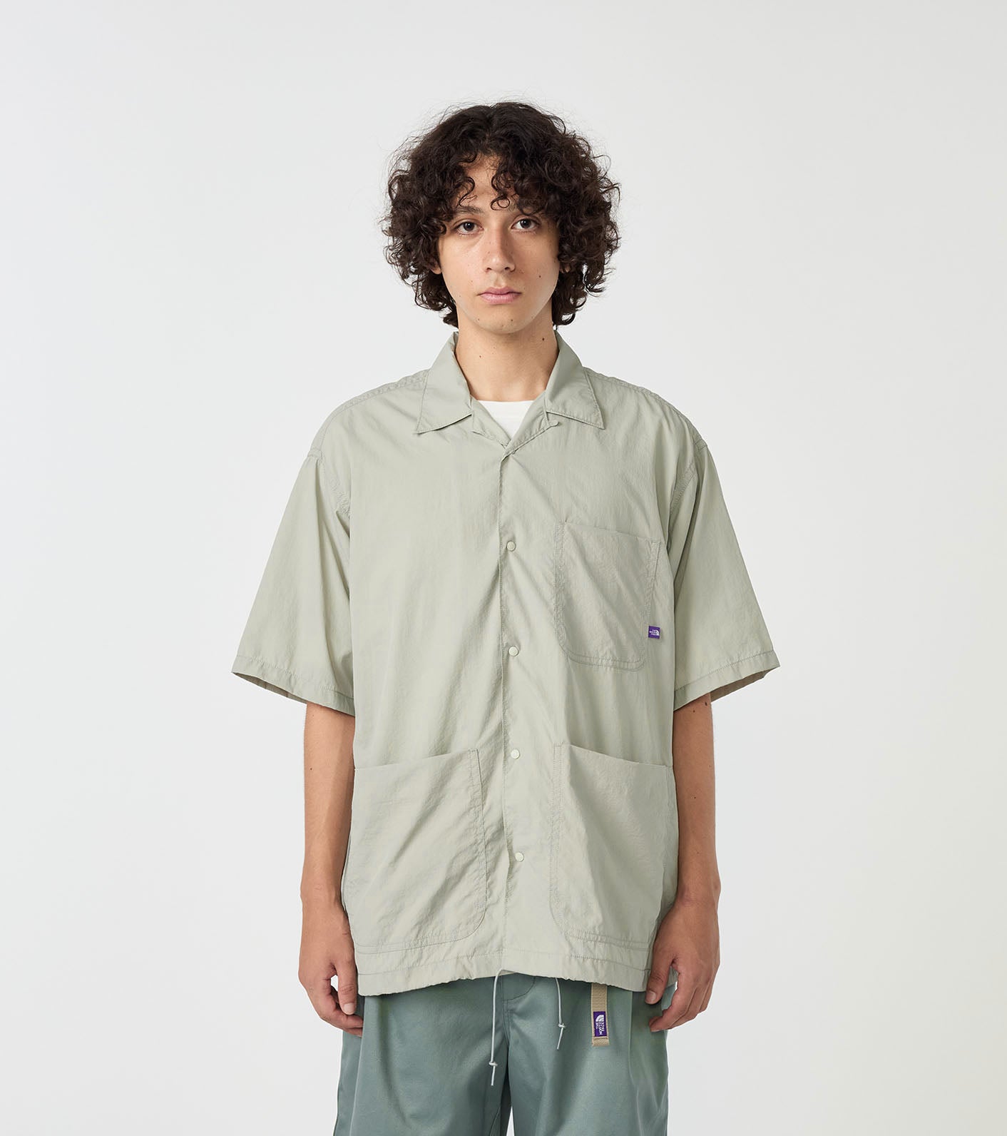 Nylon Taffeta Field S/S Shirt (THE NORTH FACE Purple Label)