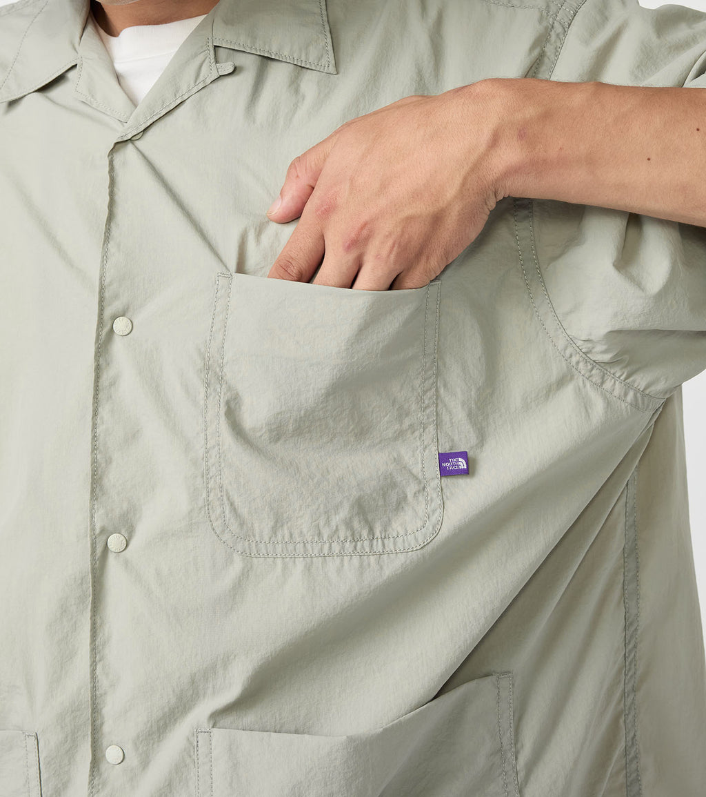 Nylon Taffeta Field S/S Shirt (THE NORTH FACE Purple Label)