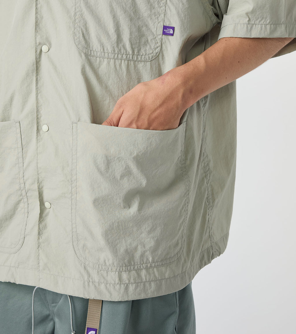 Nylon Taffeta Field S/S Shirt (THE NORTH FACE Purple Label)