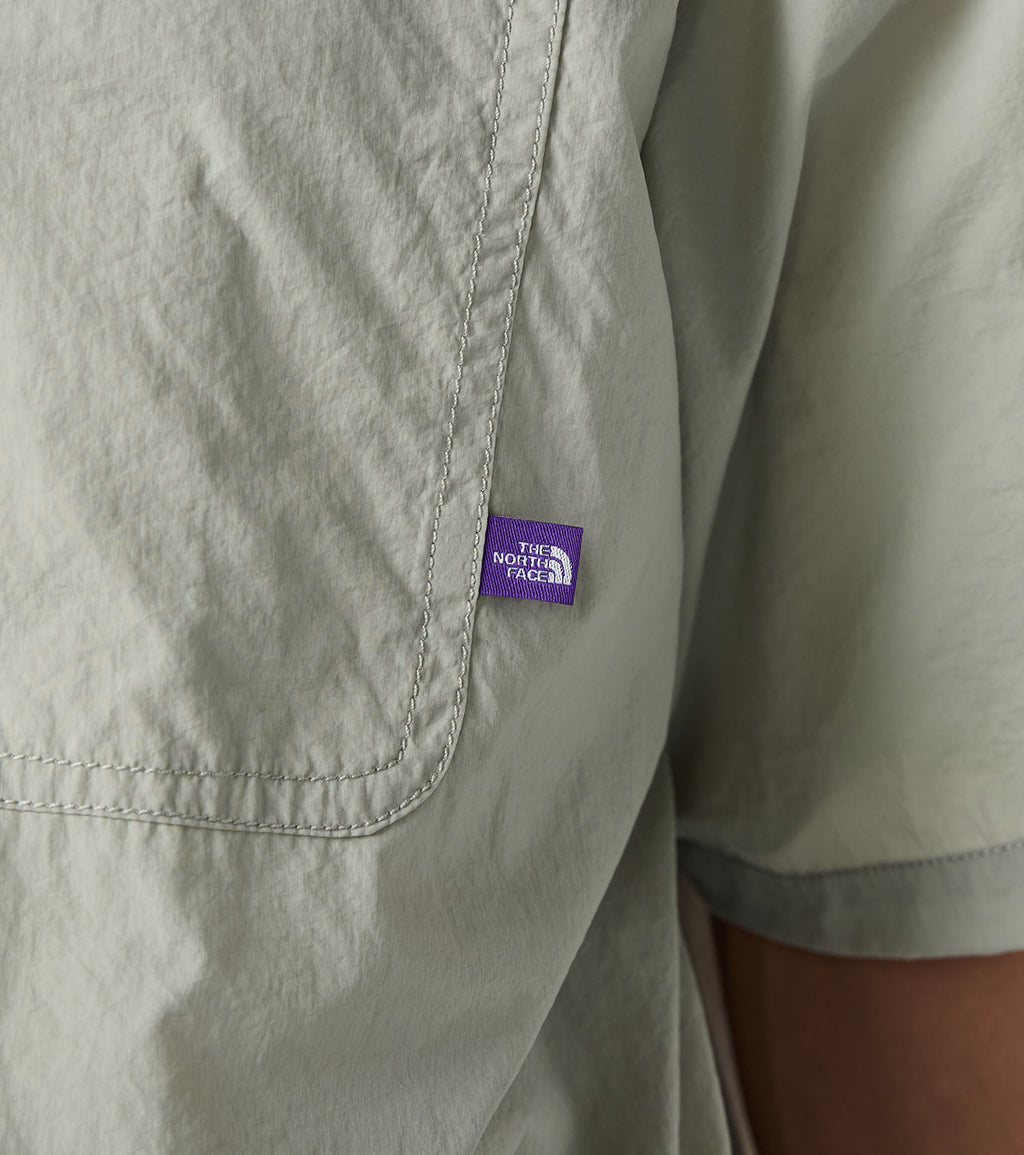 Nylon Taffeta Field S/S Shirt (THE NORTH FACE Purple Label)