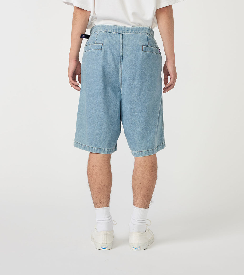 Denim Tuck Field Shorts (THE NORTH FACE Purple Label)