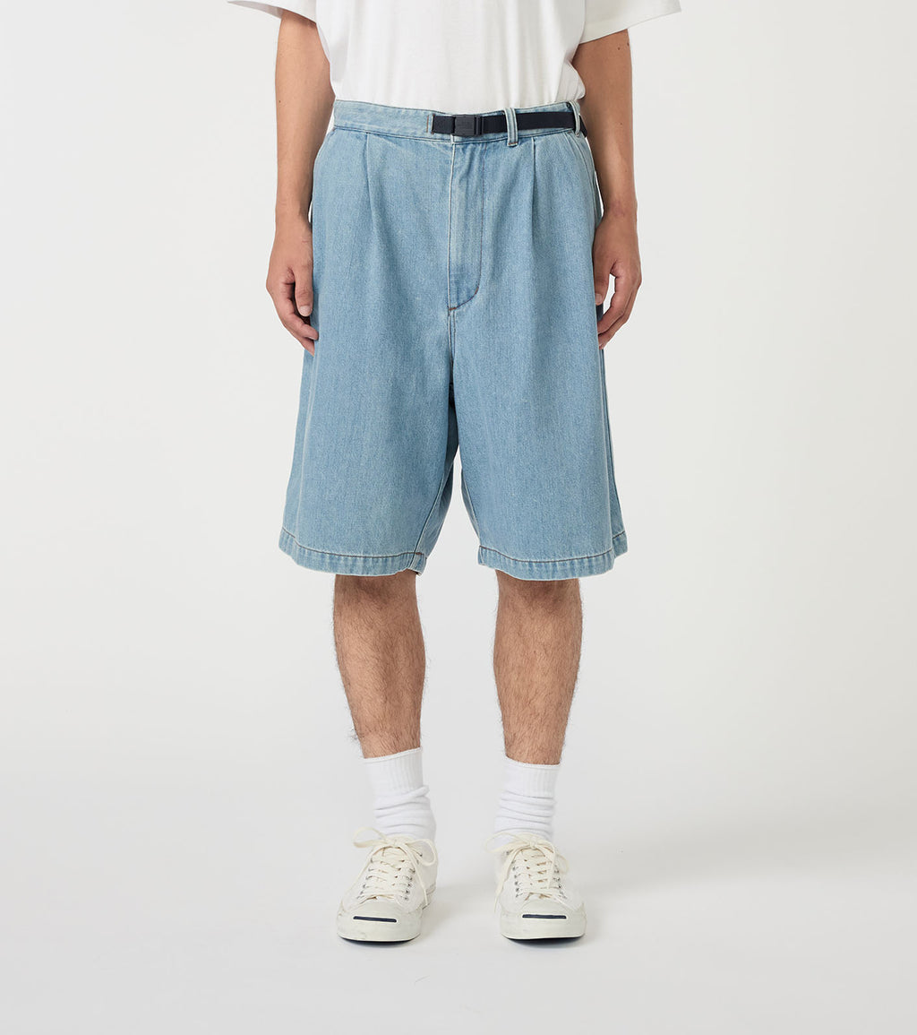 Denim Tuck Field Shorts (THE NORTH FACE Purple Label)