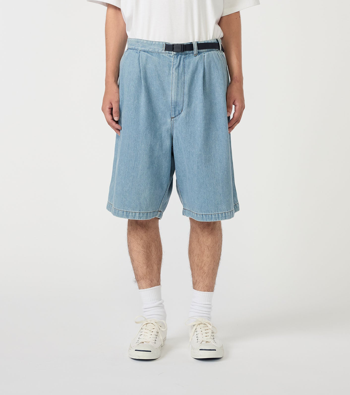 Denim Tuck Field Shorts (THE NORTH FACE Purple Label)