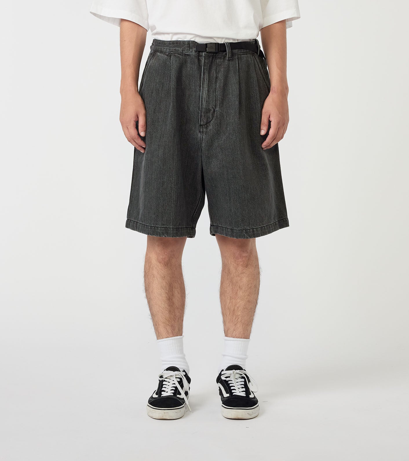 Denim Tuck Field Shorts (THE NORTH FACE Purple Label)