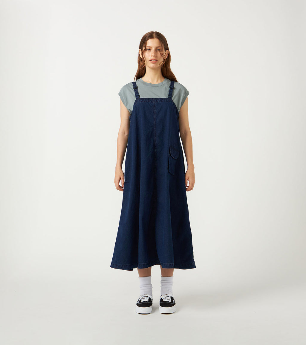 Cotton Nylon Weather Field Jumper Dress (THE NORTH FACE Purple Label)