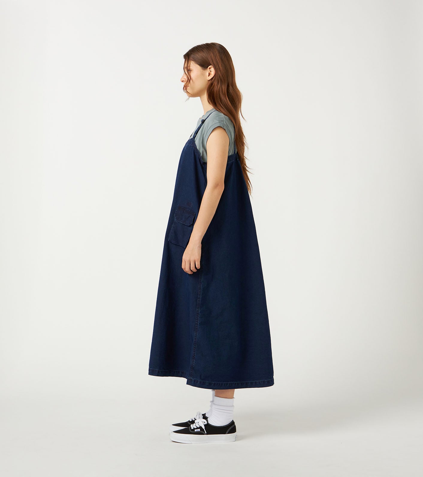 Cotton Nylon Weather Field Jumper Dress (THE NORTH FACE Purple Label)