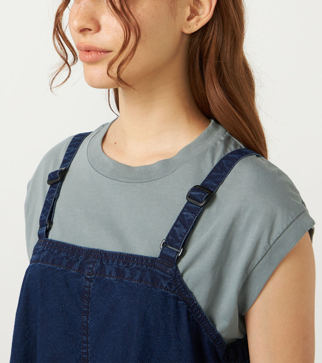 Cotton Nylon Weather Field Jumper Dress (THE NORTH FACE Purple Label)