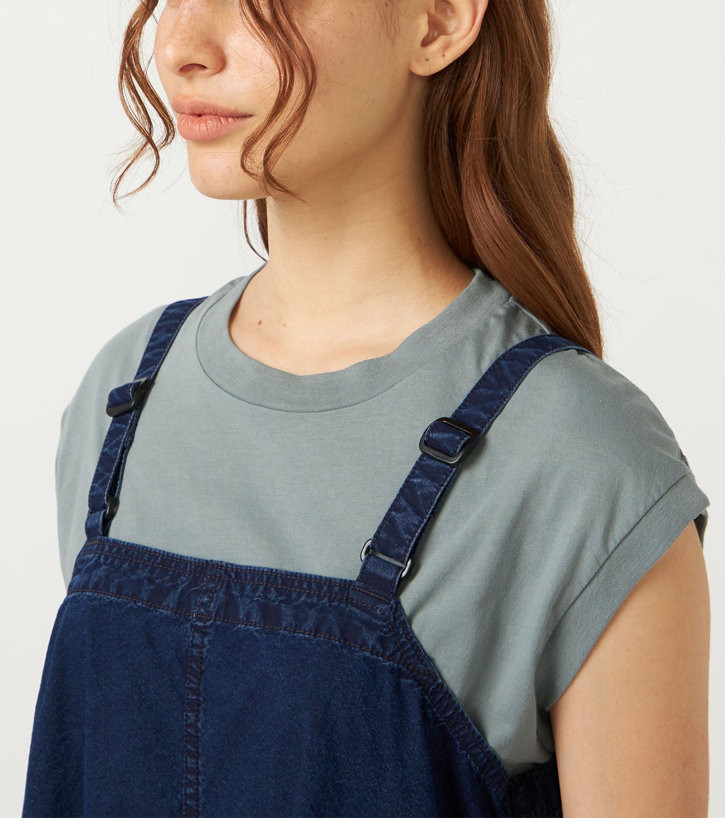 Cotton Nylon Weather Field Jumper Dress (THE NORTH FACE Purple Label)