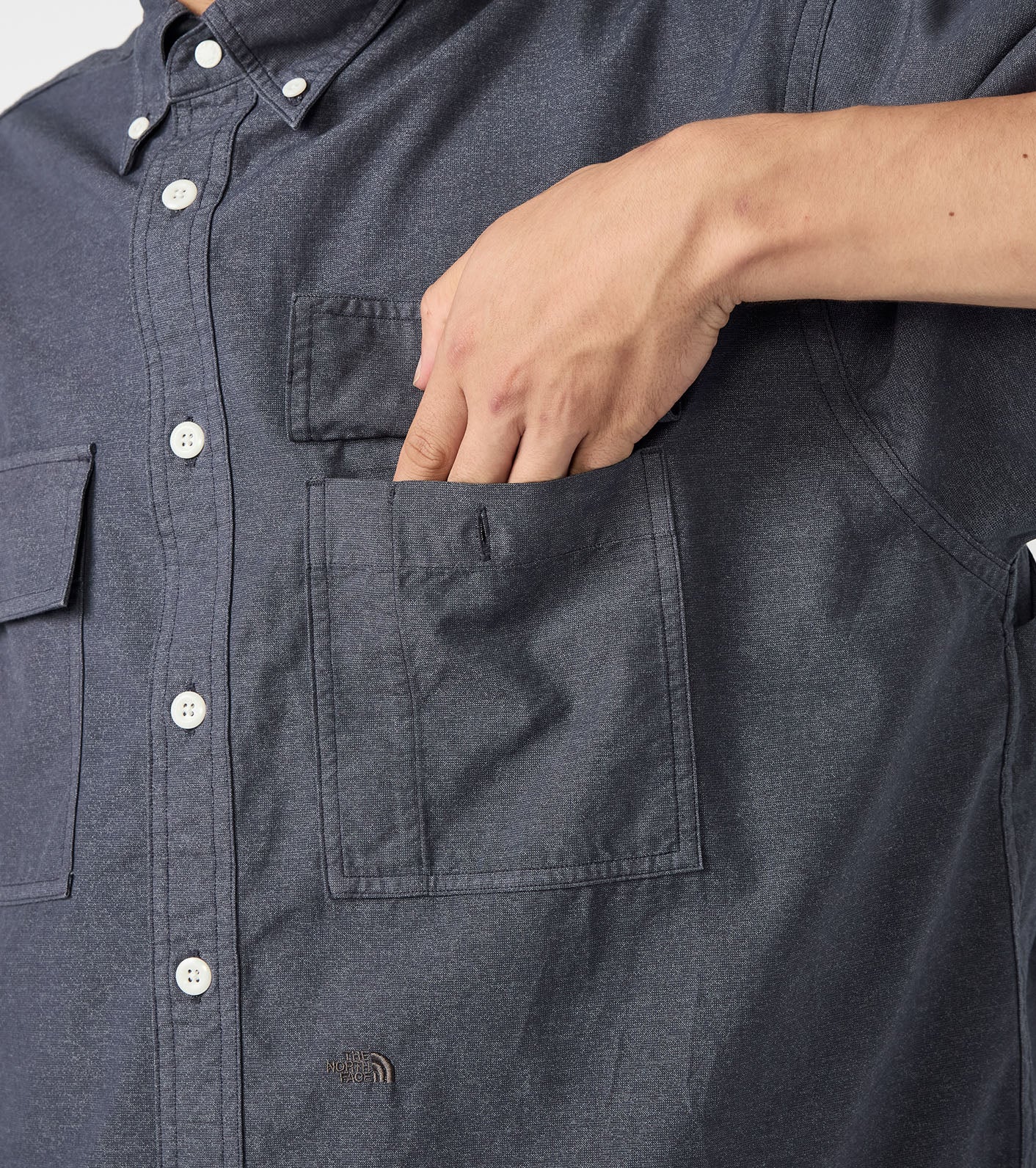 Button Down Field S/S Shirt (THE NORTH FACE Purple Label)