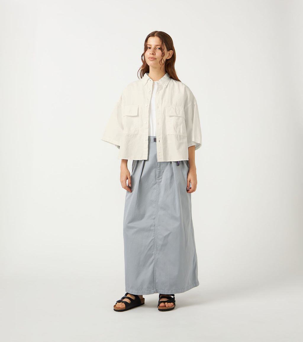 Button Down Field S/S Cropped Shirt (THE NORTH FACE Purple Label)