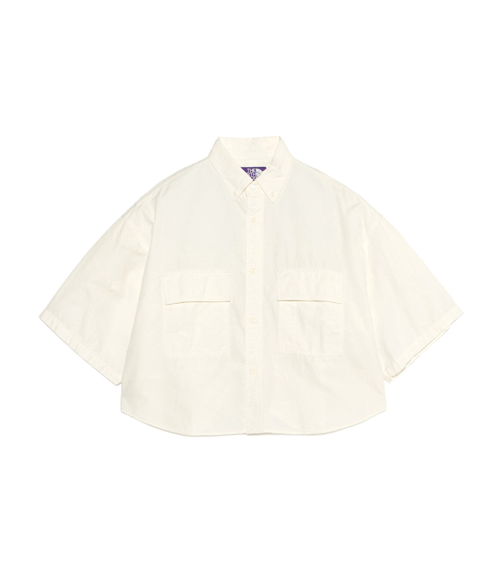 Button Down Field S/S Cropped Shirt (THE NORTH FACE Purple Label)