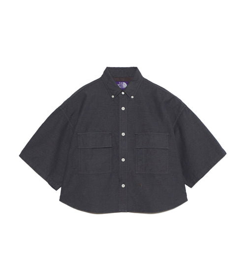 Button Down Field S/S Cropped Shirt (THE NORTH FACE Purple Label)